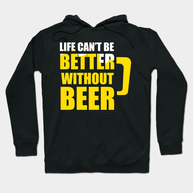 Ohne Bier kann das leben nicht besser sein Hoodie by schuhboutique-finke